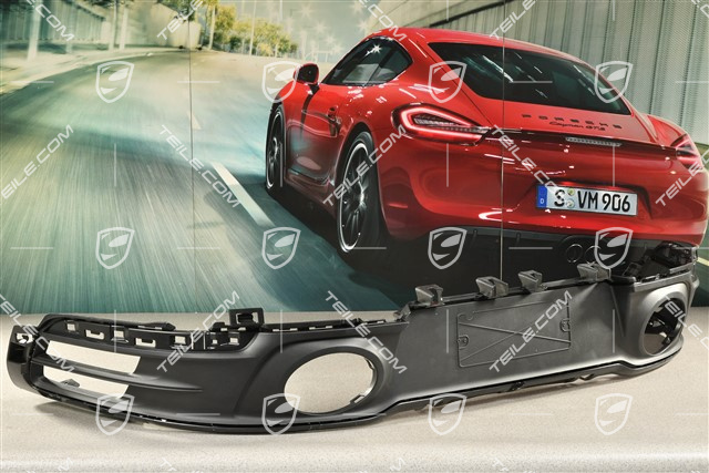 Rear bumper lower cover, Sport exhaust system, Black matte