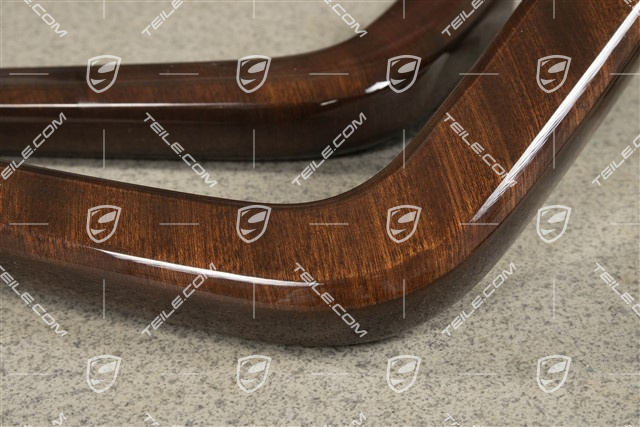 Uchwyty drzwi, konsola środkowa, mahoń