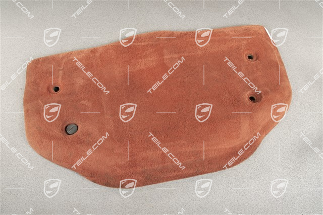 Tapicerka dolna tylnego bagażnika, Boxster red