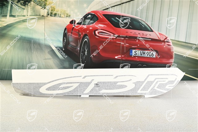 Nakjlejka ozdobna z pasami i napisem GT3 RS, czarny mat, L