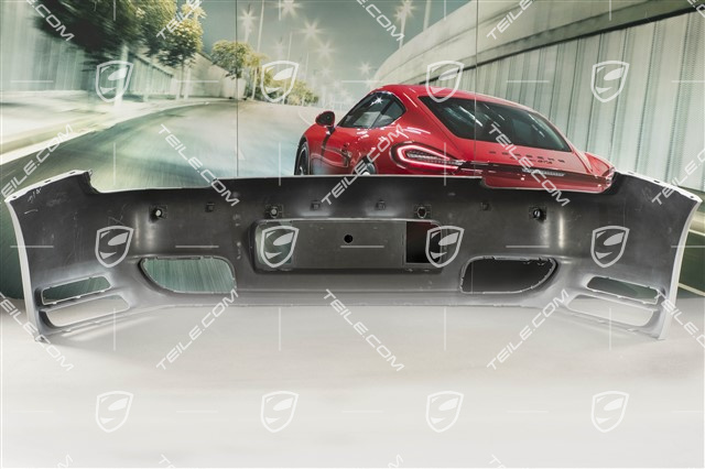 Rear bumper lining, Turbo, with PDC sensor holes, USA