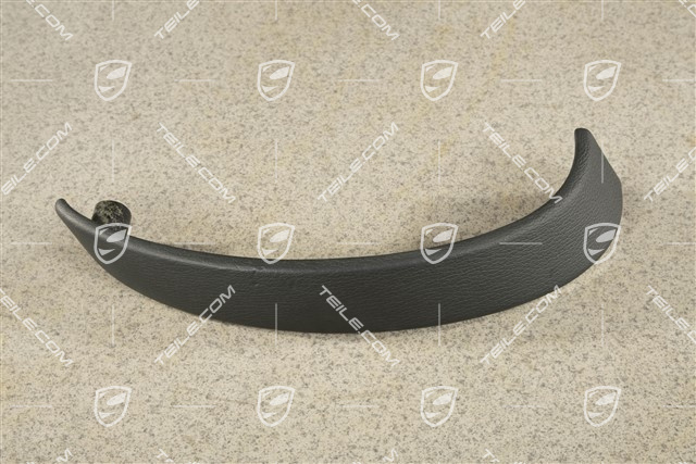 Zuziehgriff / Abdeckblende, Schwarz, Vorne=Hinten, L