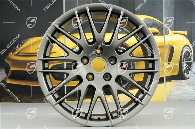 20" Komplet felg RS Spyder / GTS, 9,5J x 20 ET47, platynowy satynowy półmat