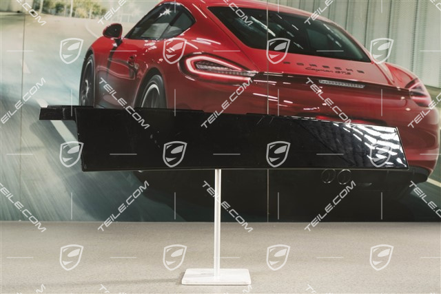 Vordertür, Fensterrahmenverkleidung / B-Säule Außen Blende, Schwarz, L