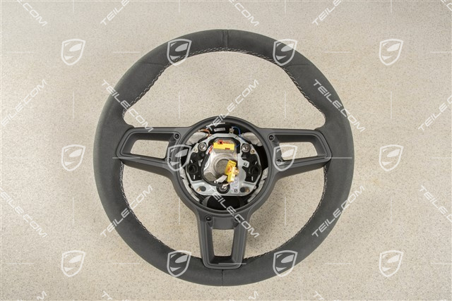 Sports Steering wheel GT, Alcantara, black/silver