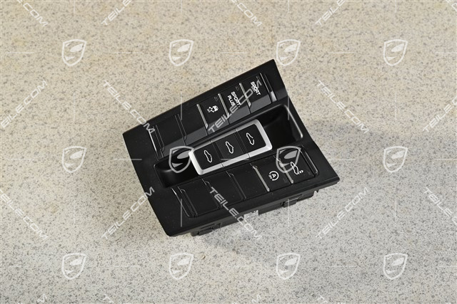 Kombischalter / Bedienteil, Mittelkonsole, Reparatursatz, Coupe, Schiebedach, Mattschwarz/hochglanzc