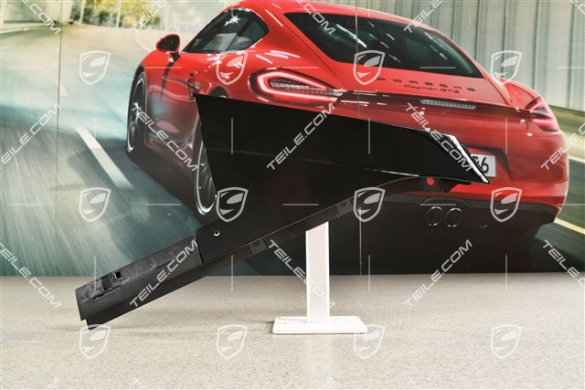 Coupe, C-pillar outer cover, rear, Black, R