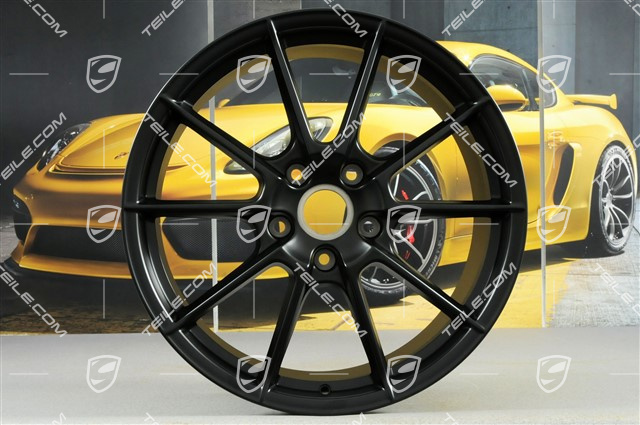 20" Felge "Boxster Spyder", 8,5J x 20 ET57, seidenglanz schwarz matt