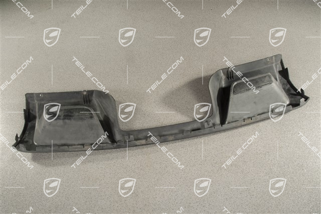 Cover / lining lower, trailer coupling, / comfort, Satin Black, USA-version