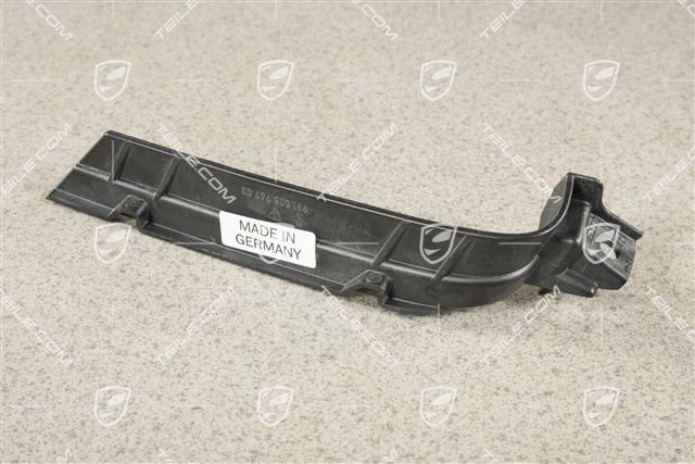 Ventilation grille, satin black, L