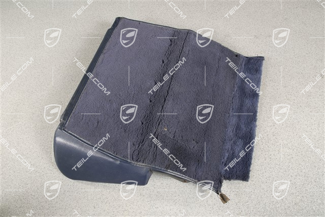 Back seat backrest, Cabrio, Leatherette, Cobalt blue, L