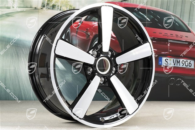 20-inch Carrera Exclusive wheel rim, 8,5J x 20 ET53, black high gloss