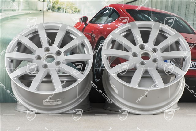 19" komplet felg Cayenne S, 8,5J x 19 ET47 + 9,5J x 19 ET54
