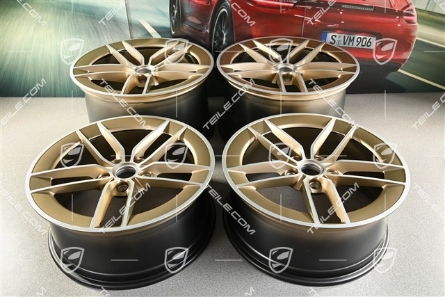 20"+21" Komplet felg Carrera Exclusive Design, felgi 8,5J x 20 ET50 + 11,5J x 21 ET79, Neodyme