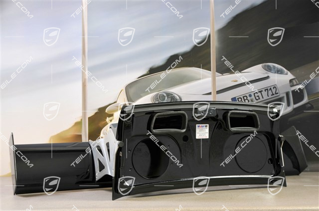 GT3 RS CUP Facelift 2010 rear spoiler, set (engine lid, wing, mountings and all attachmemt parts)