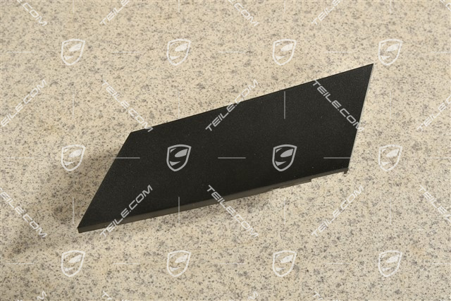 Abdeckblende, Gehäuseblende, Innenbetätigung, Schwarz, L