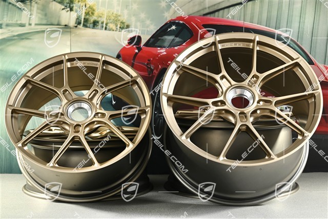 20+21" Carrera GTS Leichtbaufelgen Satz, Felgen 8,5J x 20 ET50 + 11,5J x 21 ET79, in Neodyme