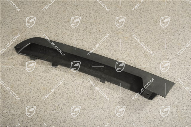 Front bumper with ACC disc / trim centre-upper, satin black