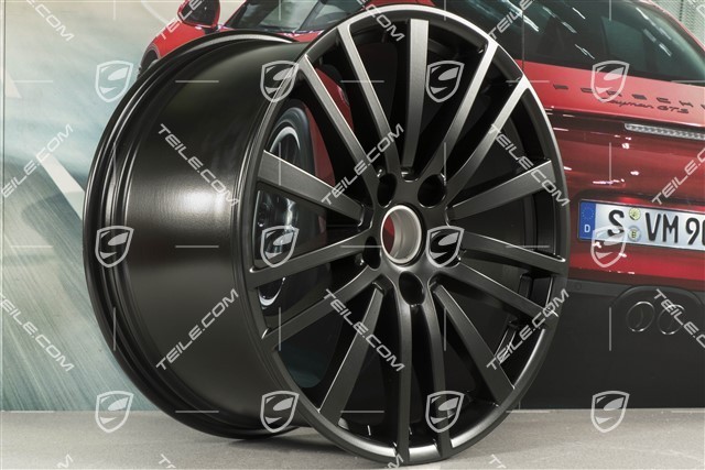 20-inch wheel rim Panamera Design, 11,5J x 20 ET68, black satin matt