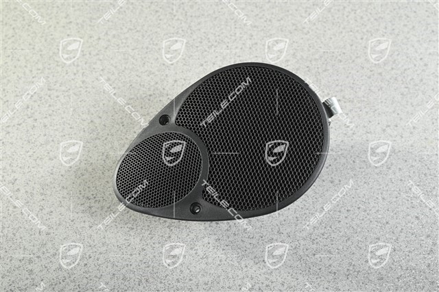 Cabrio, Głośnik, tylny, czarna satyna, R