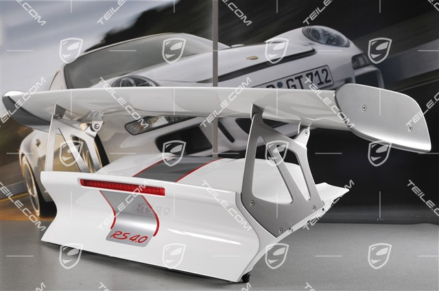 GT3 RS 4.0 Facelift 2012 rear spoiler, set (engine lid, wing, mountings)