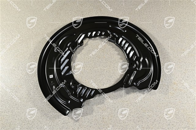Rear axle disc brake protective plate, PCCB, L