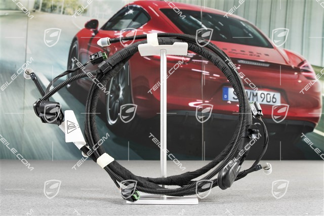 Wiring harness, bonnet, with windscreen washer hose