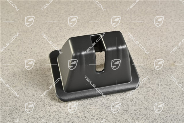 Abdeckung für Heckklappenschloss, Satinschwarz