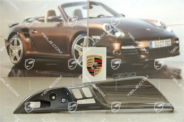 Wstawka, wnęka klamki, Carbon, Cabrio, L