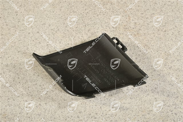 Air inlet / duct / guide cover, lateral, Black matte, GTS / Sport Design Package, L