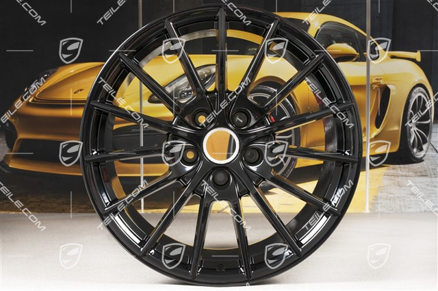 20" Felga Panamera Sport, 11,5J x 20 ET63, czarne (wysoki połysk)