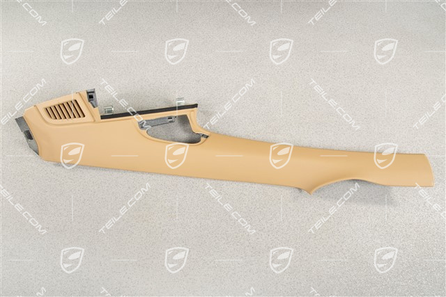 Verkleidung von C-Säule, Coupe, Leder, Sandbeige, R