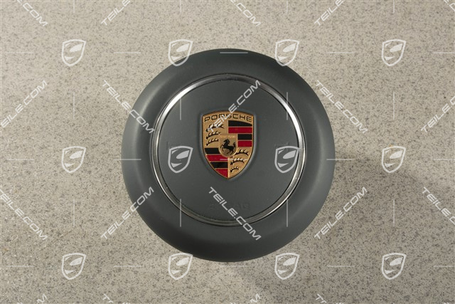 Steering wheel Airbag unit, leather Graphite Blue