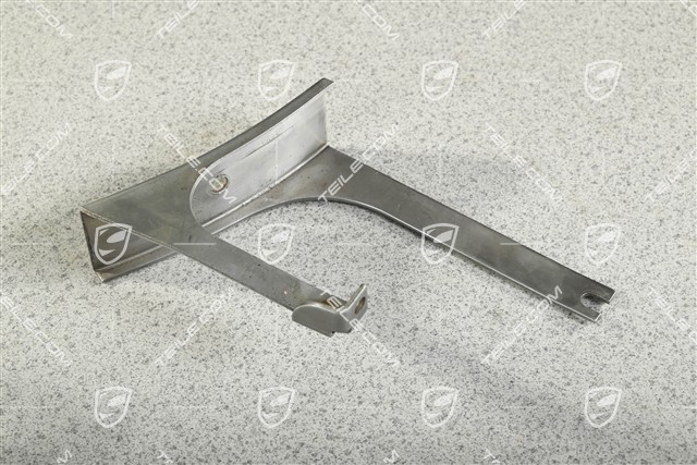 Bracket, exhaust muffler, Carrera, L