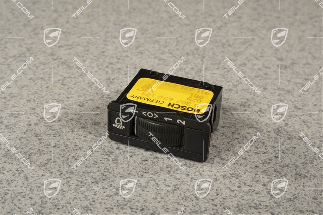 Headlight levelling switch