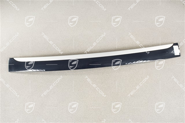 Zierleiste Heckklappe, komplett, Aluminium Paket, Reserverad