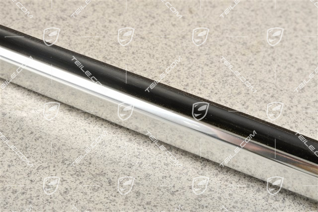 Zierleiste, seitlich, hinten, mit Dichtung, Galvanosilber, R