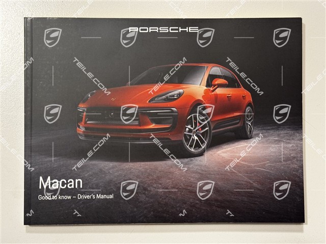 Bedienungsanleitung Macan, Stand 06/2024, Sprache: Englisch