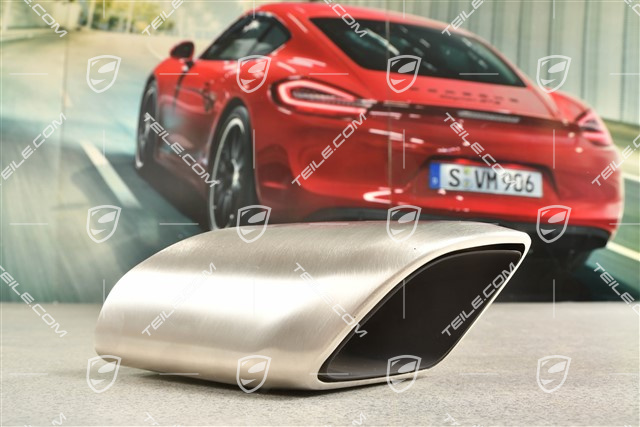 Końcówka rury wydechowej, zewnętrzna, Panamera Turbo, L