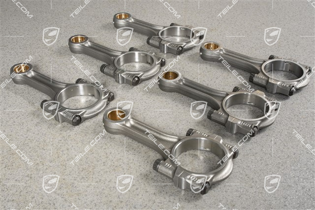 Connecting rod, Turbo, complete, set of 6 pcs.