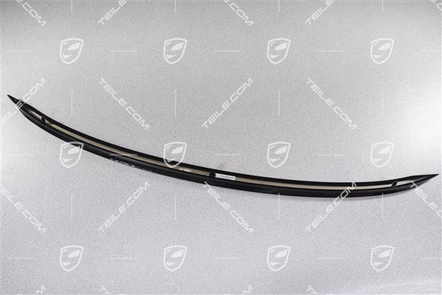 Heckspoiler, Abrisskante für Heckspoiler, Coupe, Schwarz glänzend