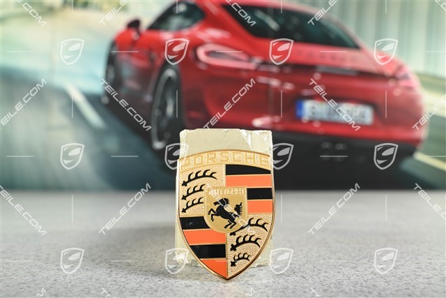 Porsche bonnet badge, crest