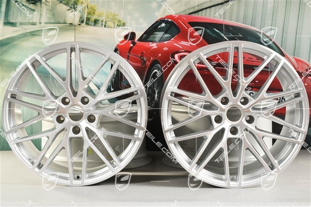 21" Komplet felg Cayenne RS Spyder Design, 11J x 21 ET58 + 9,5J x 21 ET46