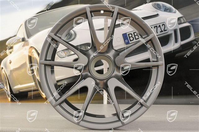 19-inch Rims set GT3RS / GT3RS 4.0, GT-Silber, 9J x 19 ET47 + 12J x 19 ET48