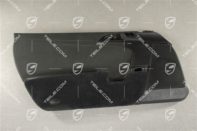 Tapicerka drzwi, Coupé/Targa, Bose sound system, skóropodobna, Czarna, L