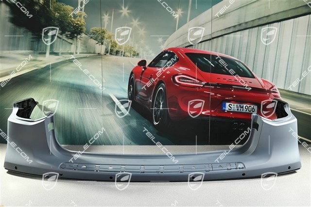 Stoßstange hinten, V6 / S/Turbo, mit PDC Löchern, Facelift