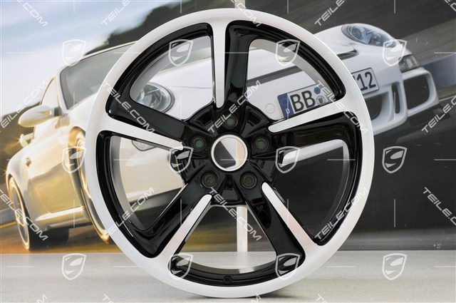 20" felga Sport Techno, 10J x 20 ET50, czarny wysoki połysk