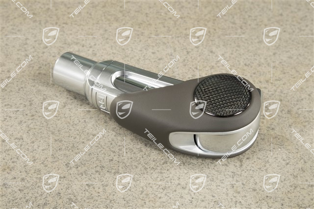 Wählhebel / Schaltknopf, Carbon, PDK, Achatgrau