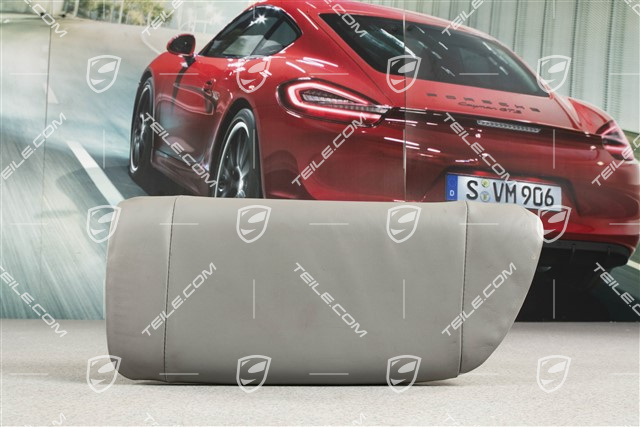 Tylne oparcie odcinka lędźwiowego, Skóra, Space grey, Cabrio, R