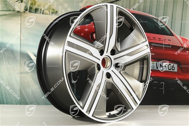 22" Felge Macan Exclusive Design, 9J x 22 ET29, Turbonite, links